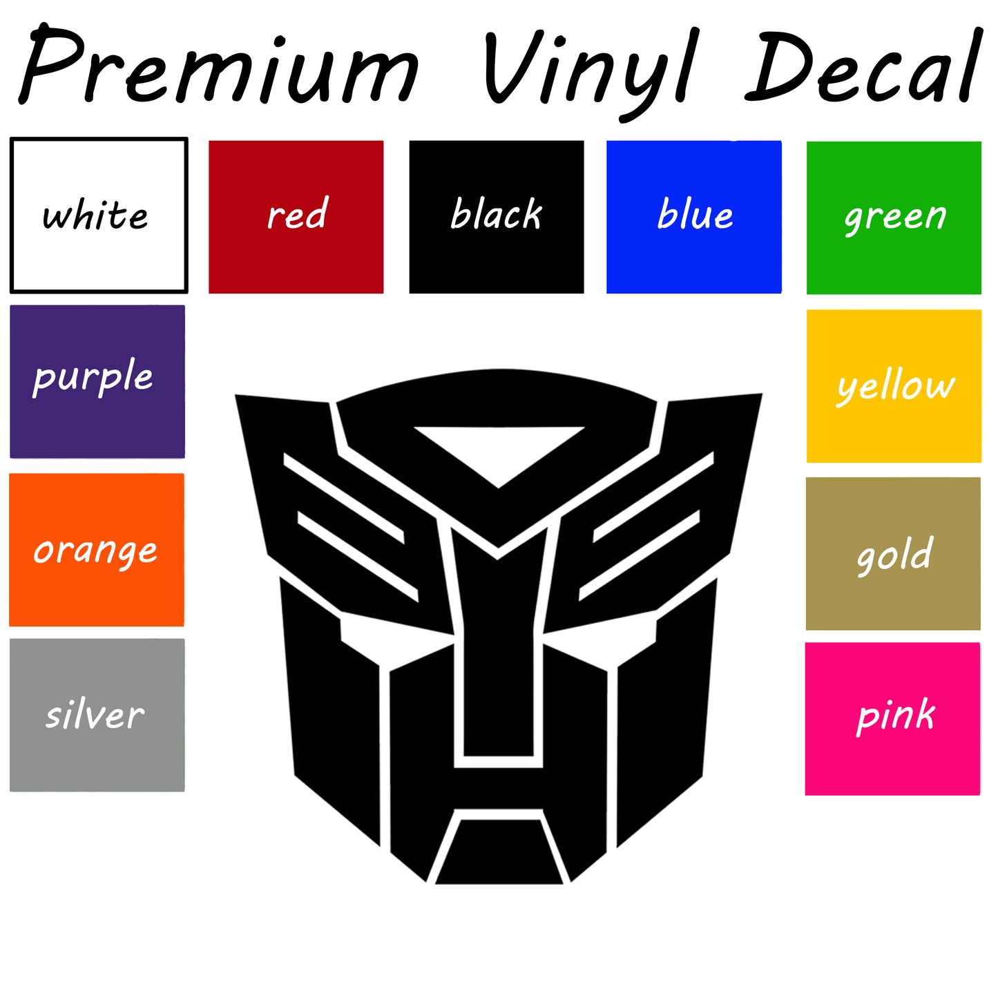 Autobots logo Car Decal, Autobots Decal, Vinyl Sticker, Autobots Sticker, Bumper Sticker, Car Accessories, window sticker
