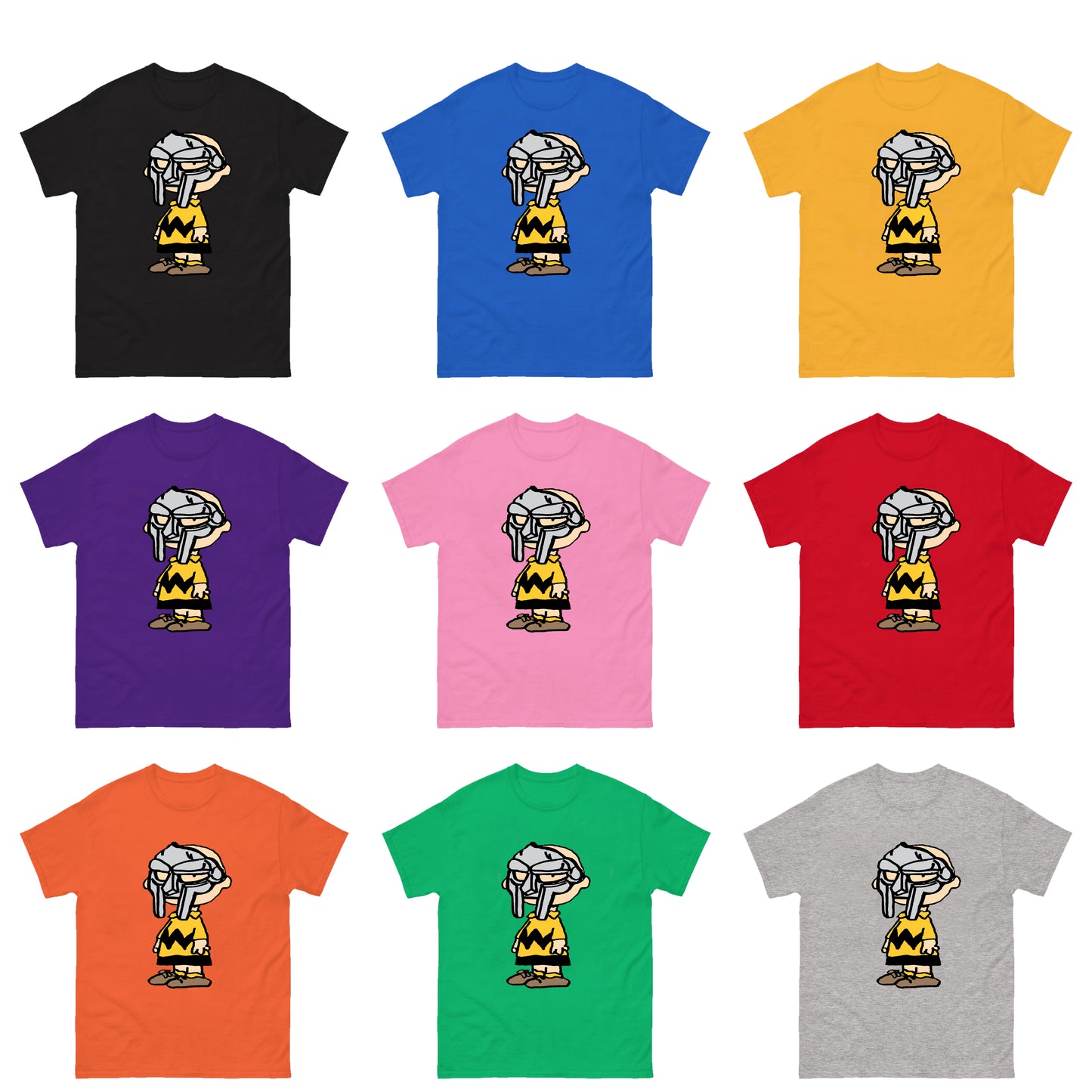 MF Doom Shirt, mf doom peanuts T-Shirt, Charlie brown MF Doom Shirt, mf doom tee, hip hop streetwear Tee, retro rap Shirt