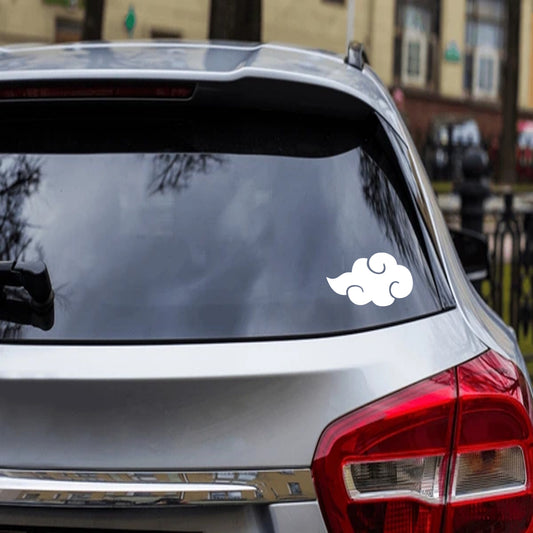 Naruto Akatsuki car decal, Akatsuki decal, vinyl sticker, Akatsuki cloud decal, bumper sticker, window sticker