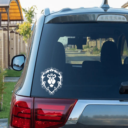 Alliance symbol car decal, Alliance decal, vinyl sticker, WoW Alliance decal, window decal, bumper sticker, dent sticker
