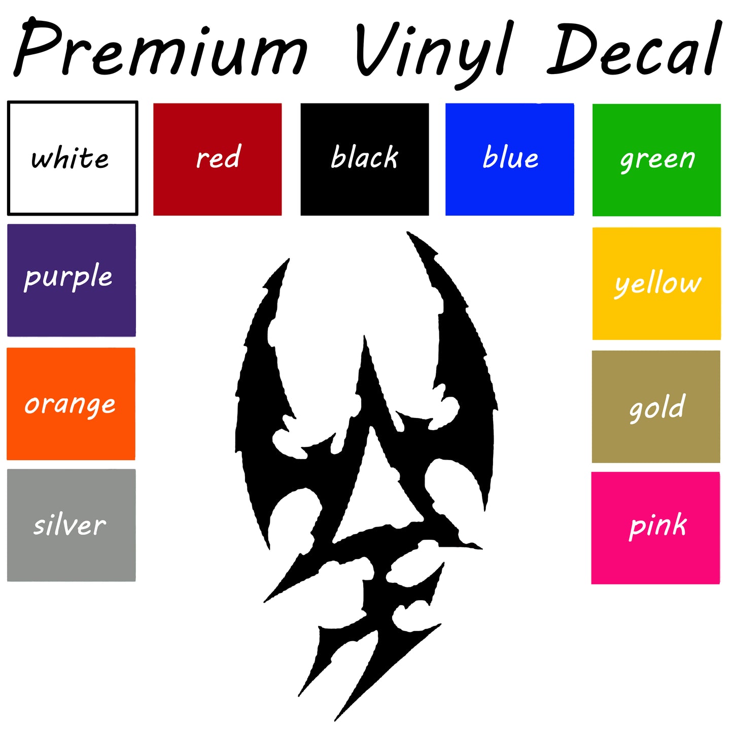 Drukhari logo Car Decal, drukhari Decal, Vinyl Sticker, Warhammer Decal, Bumper Sticker, Car Accessories, window sticker