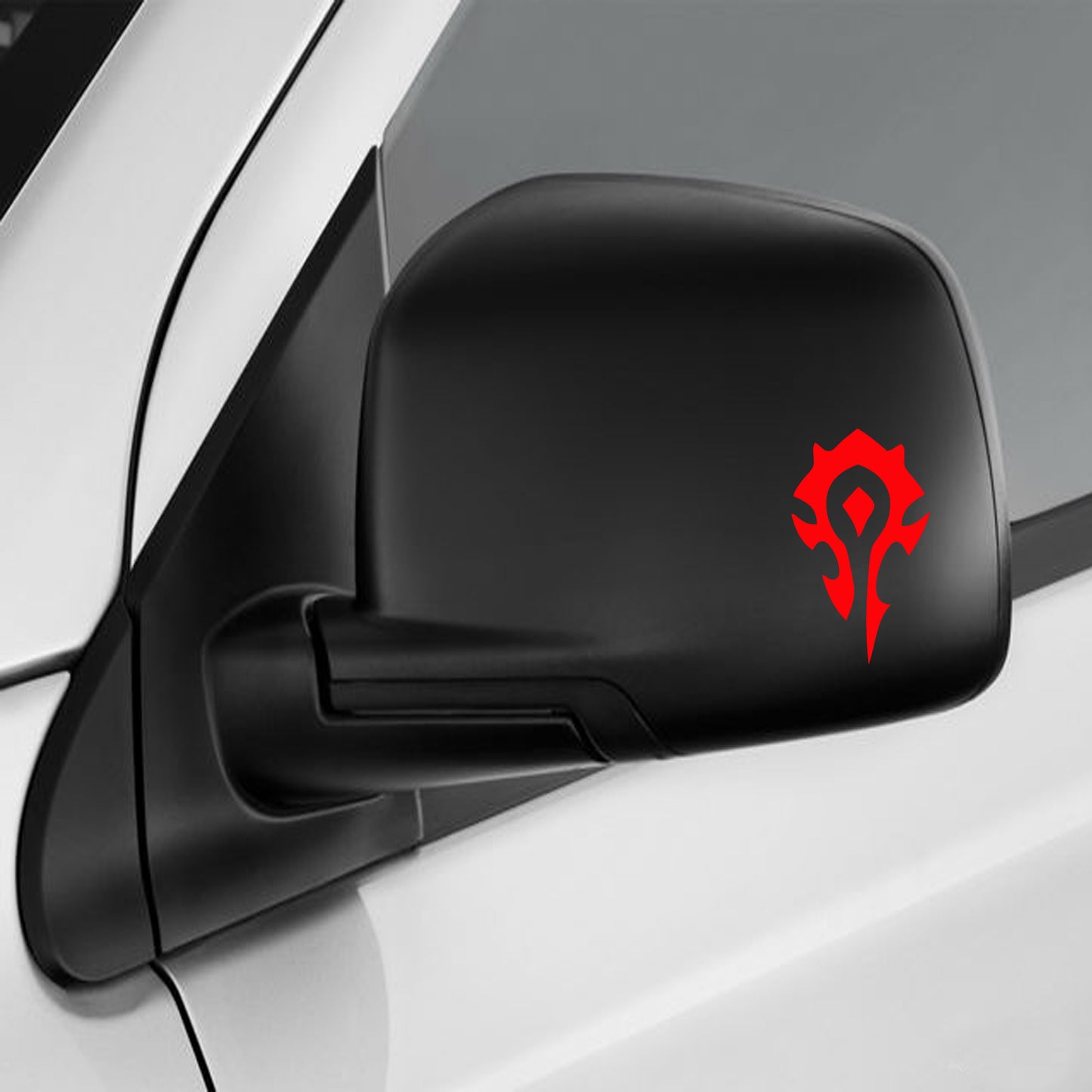 Horde symbol car decal, Horde decal, vinyl sticker, WoW Horde decal, window decal, bumper sticker, dent sticker