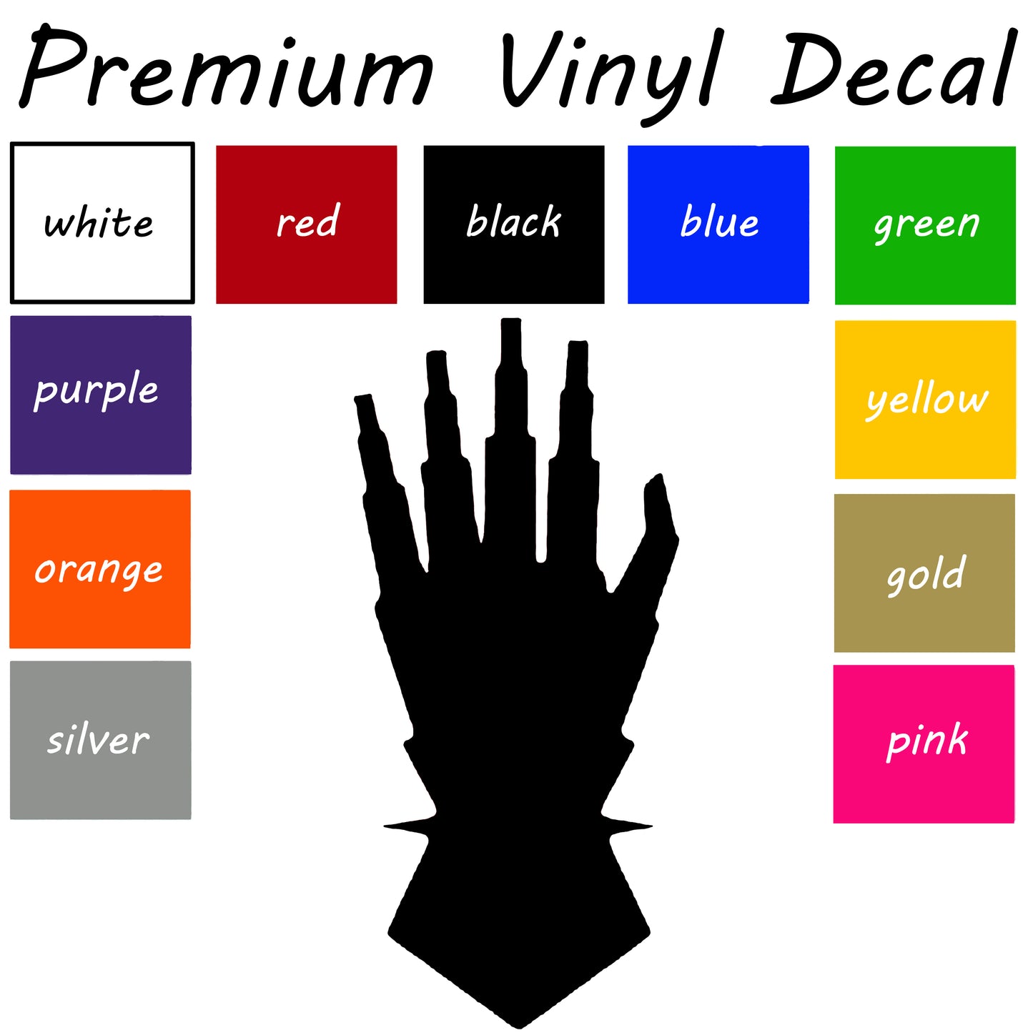 Iron Hands logo Car Decal, iron hands Decal, Vinyl Sticker, Warhammer Decal, Bumper Sticker, Car Accessories, window sticker