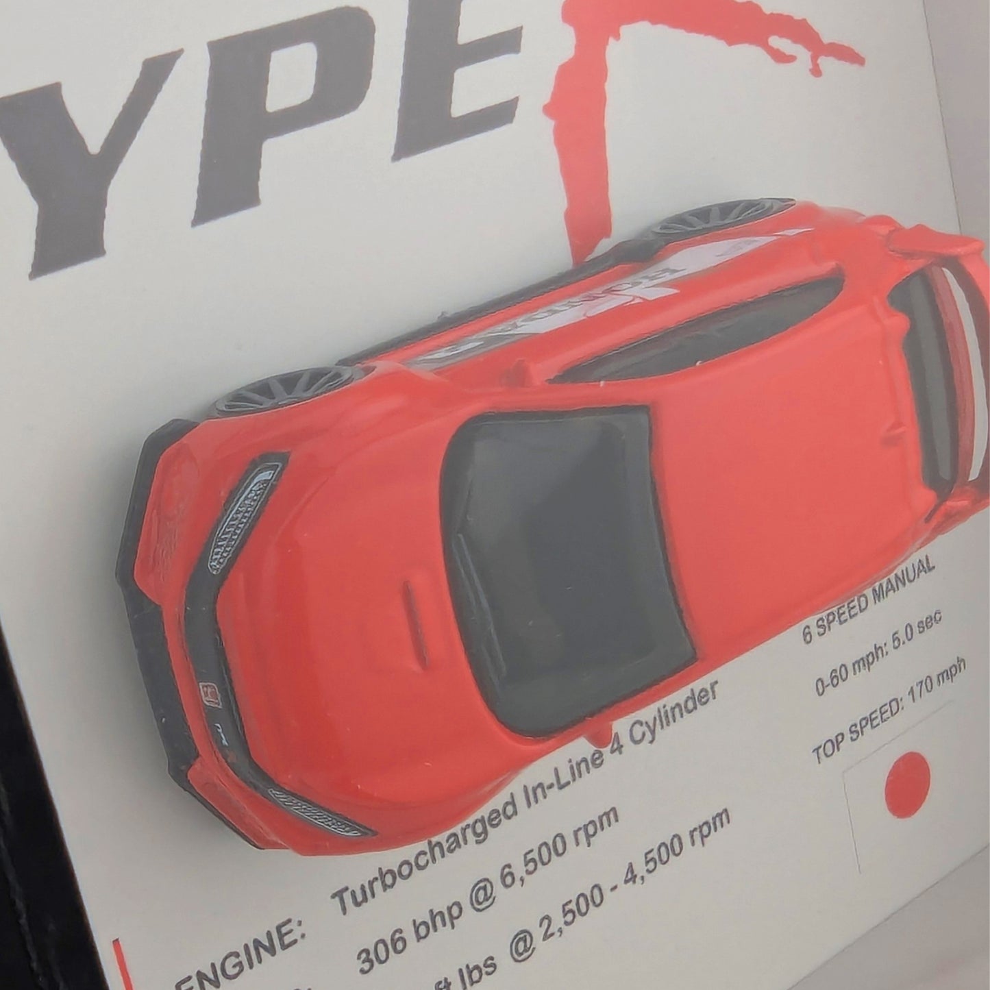 Honda Civic Type R Diecast 3D Wall Art