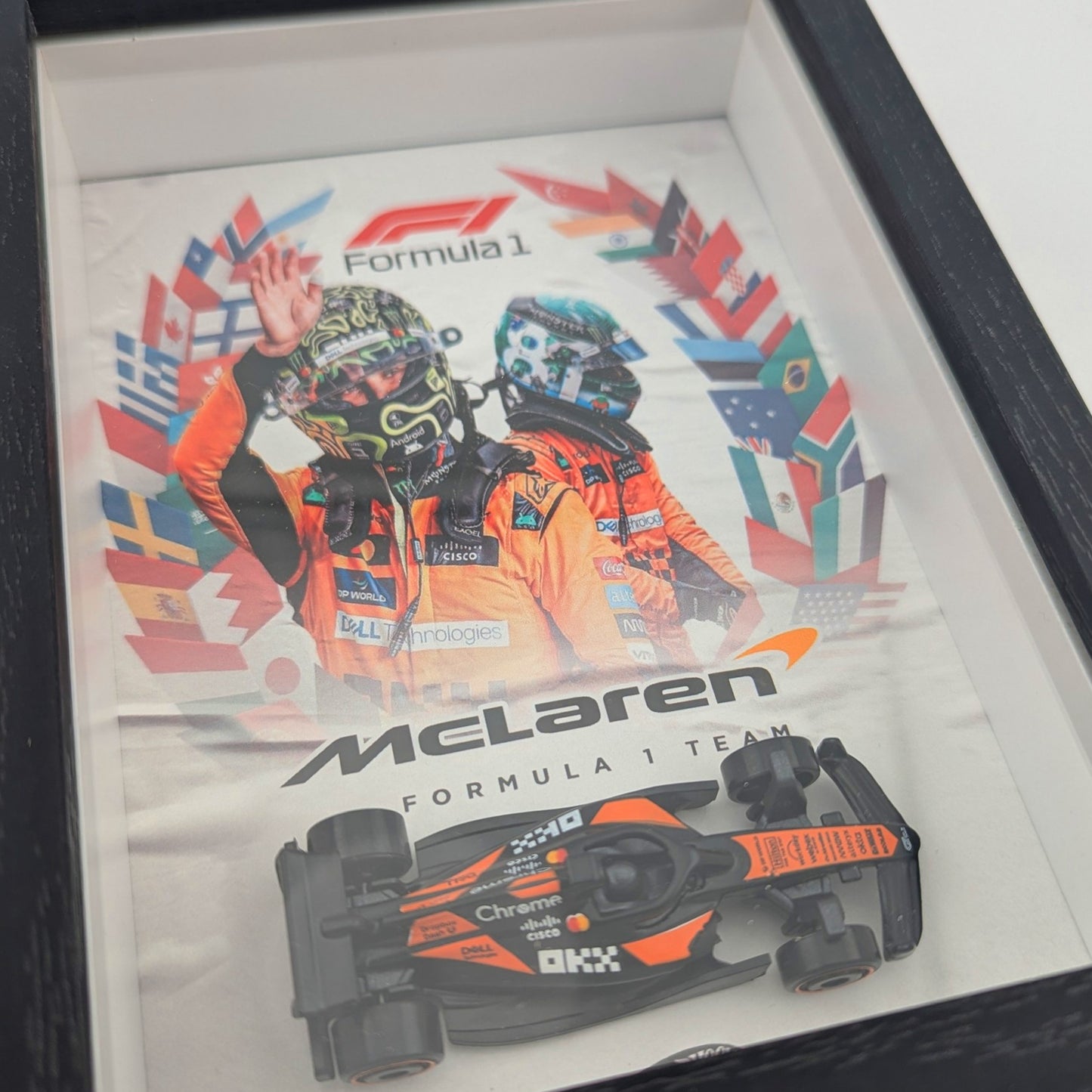Mclaren Formula 1 team Diecast 3D Wall Art