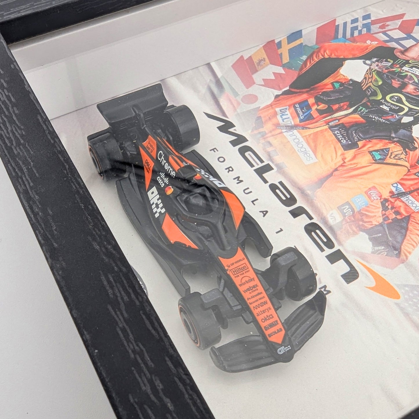 Mclaren Formula 1 team Diecast 3D Wall Art