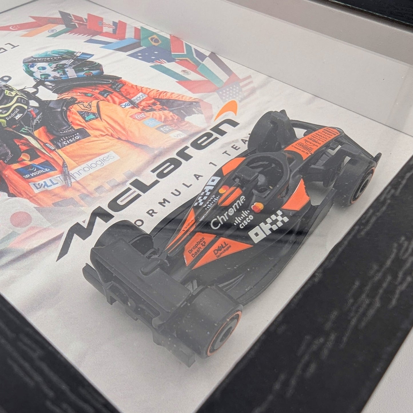 Mclaren Formula 1 team Diecast 3D Wall Art