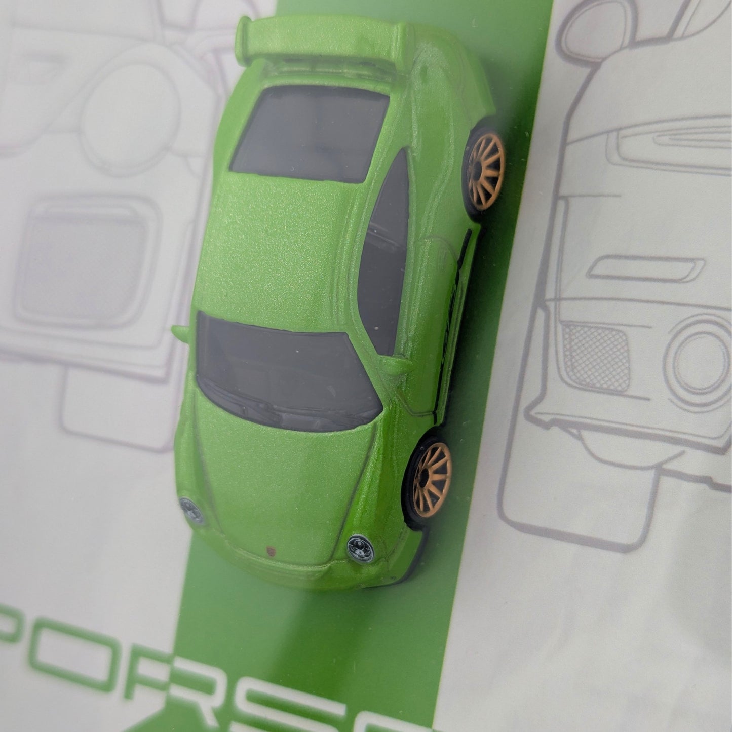 Porsche GT3RS Diecast 3D Wall Art