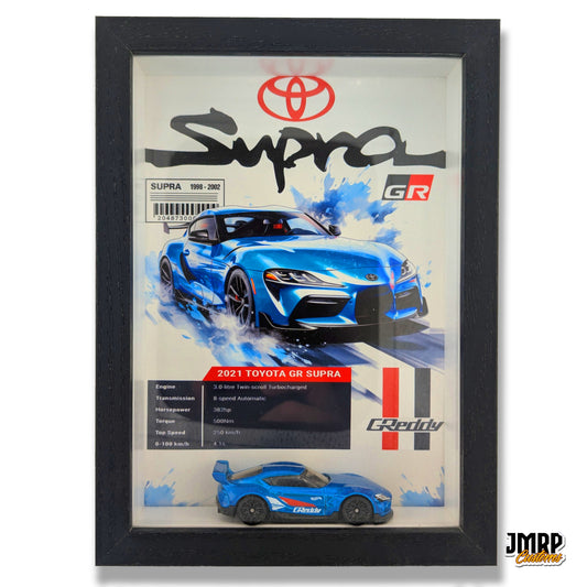 Toyota Supra GR Diecast 3D Wall Art
