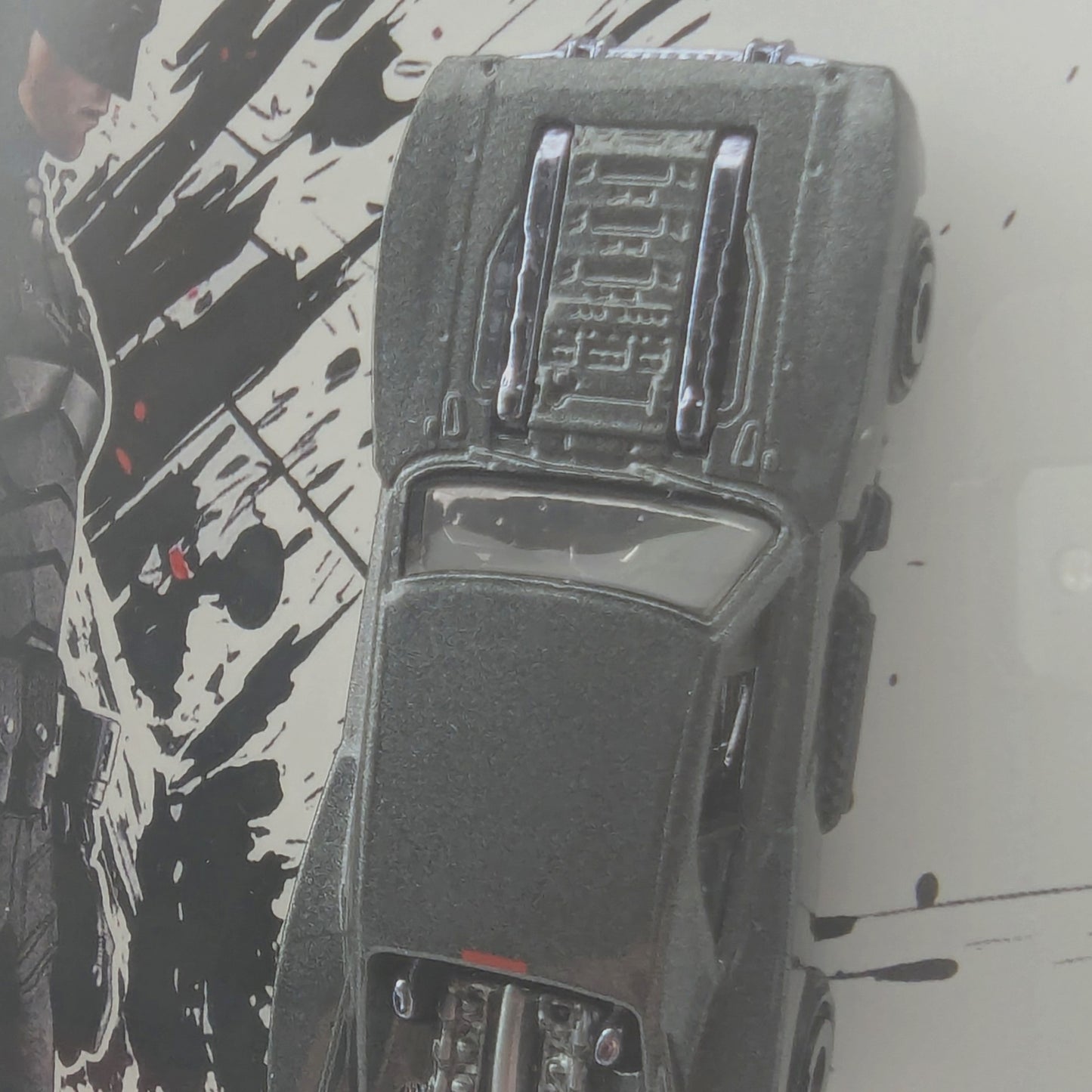 The Batman Batmobile Diecast 3D Wall Art