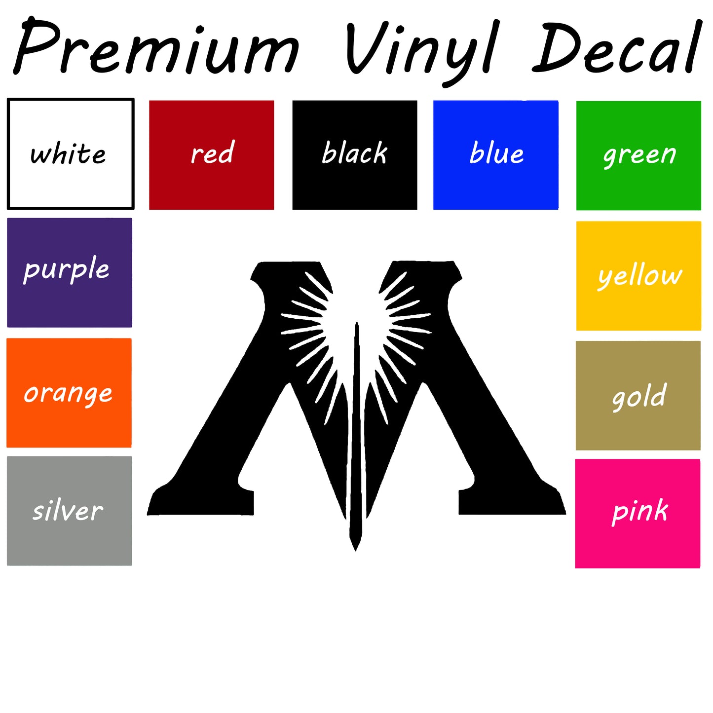 Ministry of Magic Car Decal, Ministry of Magic logo Decal, Vinyl Sticker, Decal, Sticker, Car Accessories, laptop Sticker
