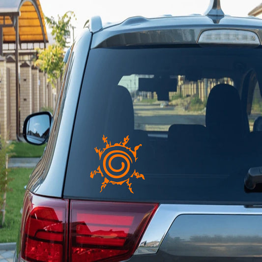 Naruto seal Jutsu car decal, Naruto decal, vinyl sticker, Eight Trigrams seal decal, bumper sticker, window sticker