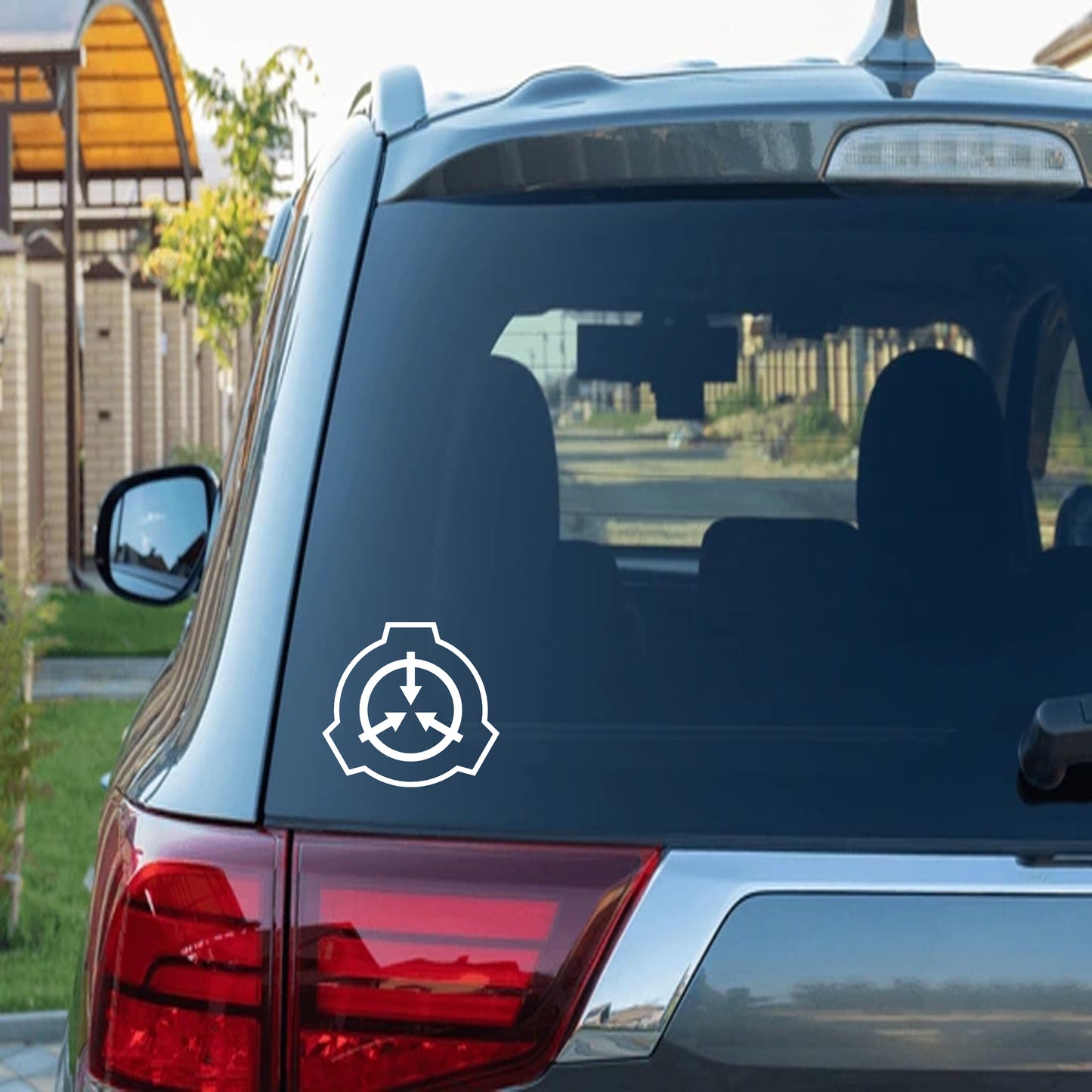 SCP Foundation logo Car Decal, SCP Foundation Decal, Vinyl Sticker, SCP Decal, Bumper Sticker, Car Accessories, window sticker