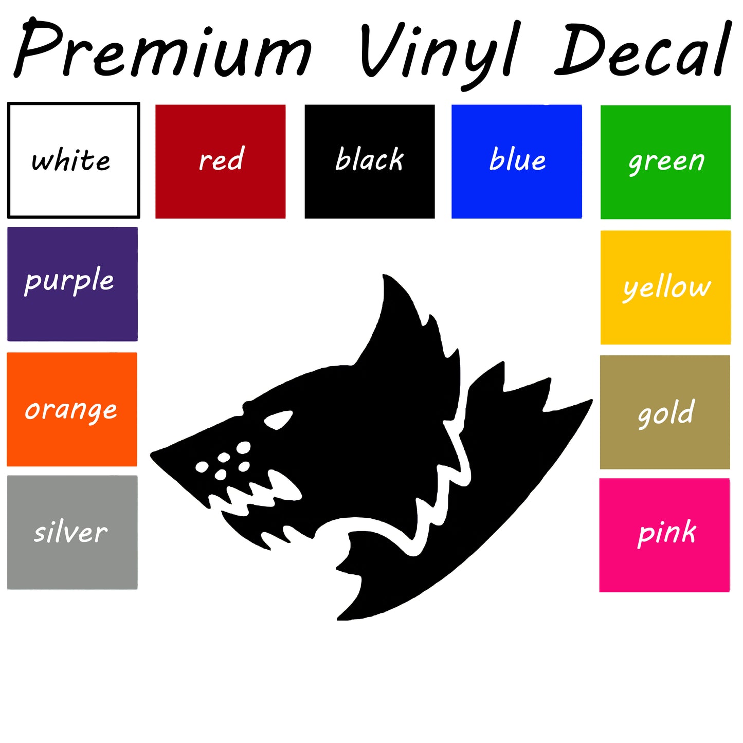 Space Wolves logo Car Decal, space wolves Decal, Vinyl Sticker, fun Decal, Bumper Sticker, Car Accessories, window sticker