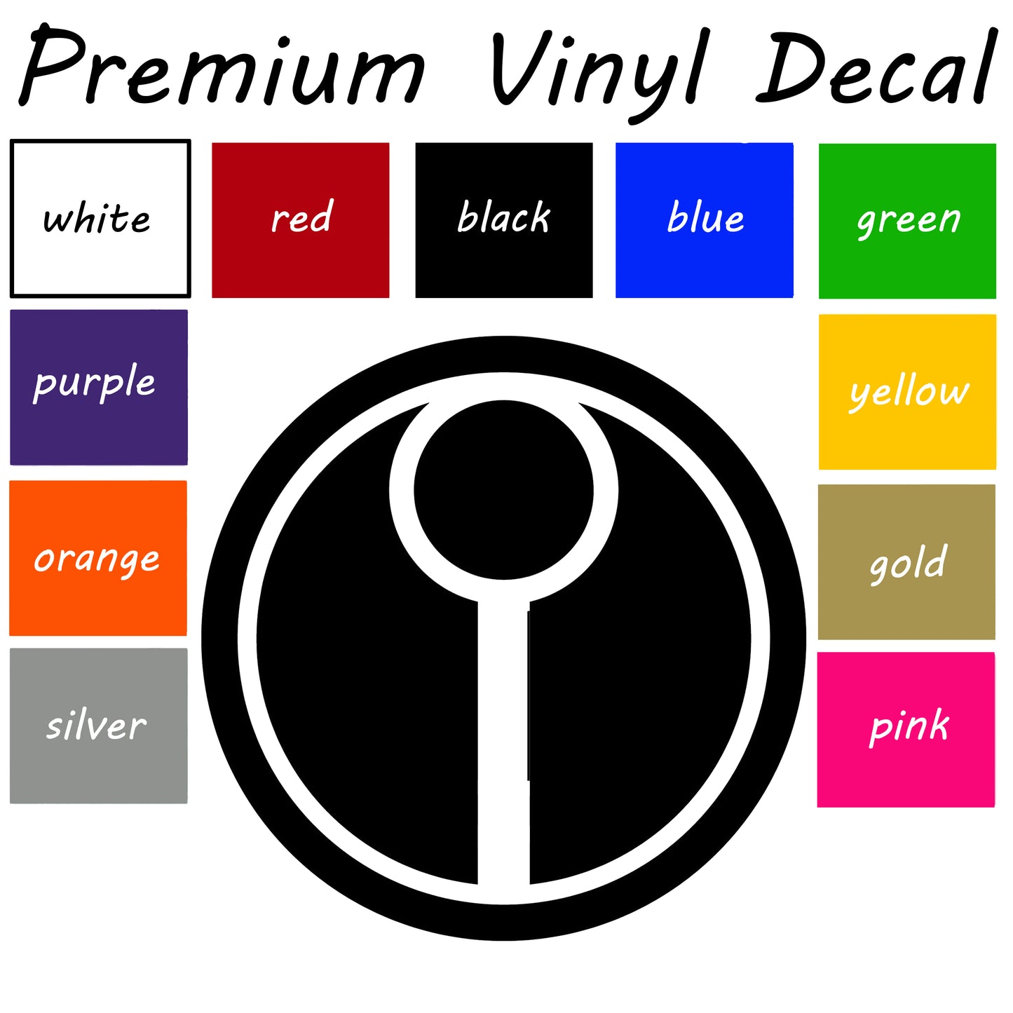 Tau logo Car Decal, Tau Decal, Vinyl Sticker, fun Decal, Bumper Sticker, Car Accessories, window sticker